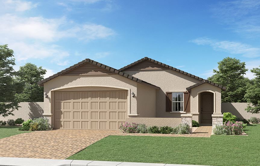 Jerome French Country elevation by Lennar Homes in Alamar community in Avondale, AZ