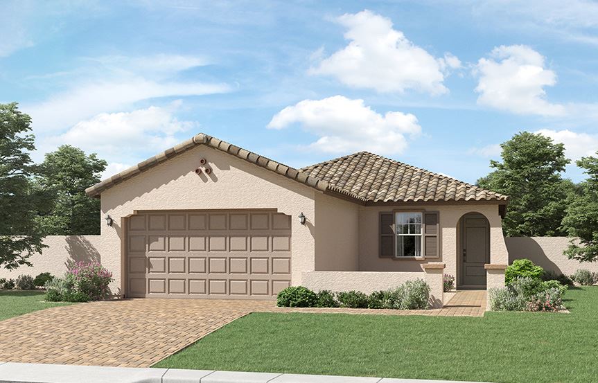 Jerome Spanish Colonial elevation by Lennar Homes in Alamar community in Avondale, AZ