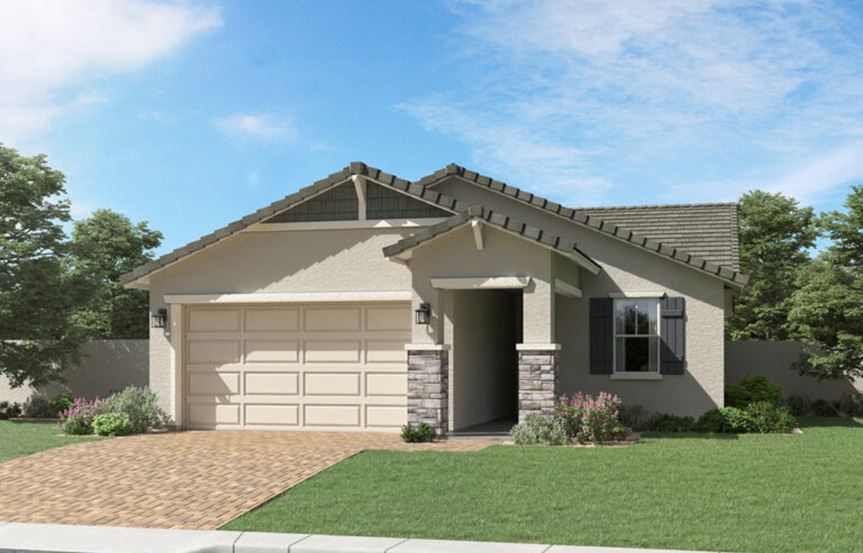 Coronado Craftsman elevation by Lennar Homes in Alamar community in Avondale, AZ