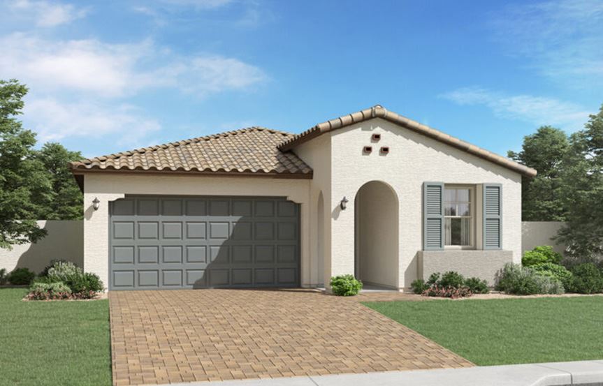 Ironwood Spanish Colonial elevation by Lennar Homes in Alamar community in Avondale, AZ