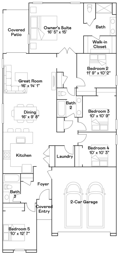 Lewis floor plan by Lennar Homes in Alamar community in Avondale, AZ