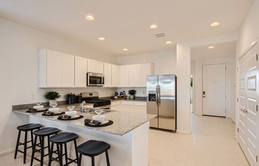 Lewis model home Kitchen by Lennar Homes in Alamar community in Avondale, AZ