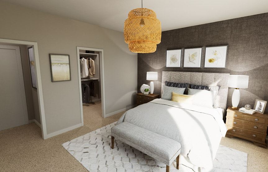Plan 3501 Primary Bedroom by Shea Homes at Alamar in Avondale, AZ
