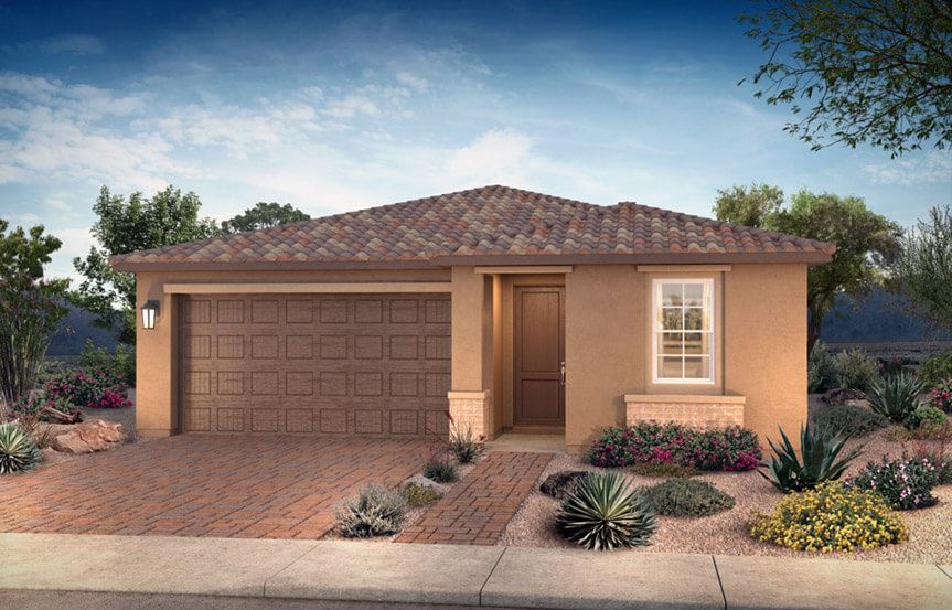 Plan 3501 D elevation by Shea Homes at Alamar in Avondale, AZ