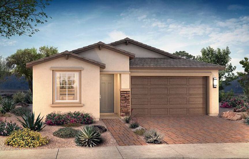 Plan 3501 C elevation by Shea Homes at Alamar in Avondale, AZ