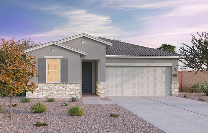 Sage Azure C elevation by Brookfield Residential at Alamar in Avondale, AZ
