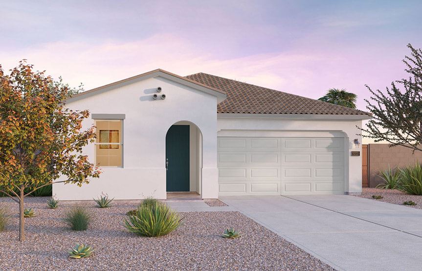 Sage Clover A elevation by Brookfield Residential at Alamar in Avondale, AZ
