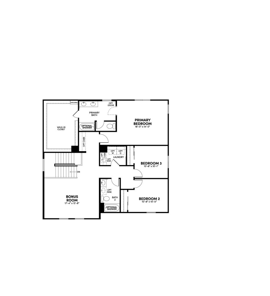 Ridge Ponderosa floorplan floor 2 by Brookfield Residential at Alamar in Arizona