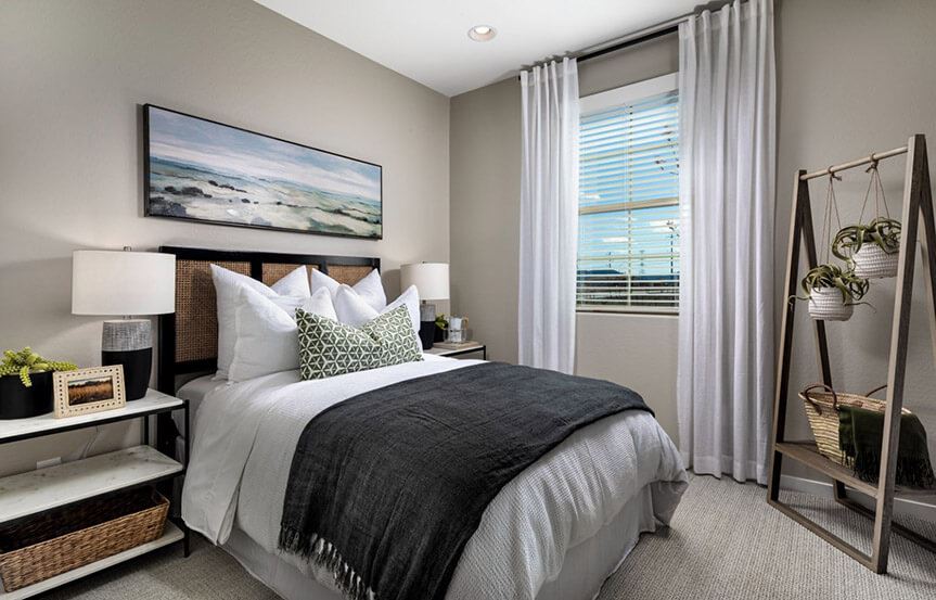 Sage Dakota model secondary bedroom by Brookfield Residential at Alamar in Avondale, AZ