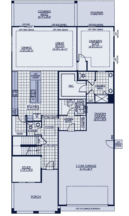 Jerome floorplan by William Ryan Homes at Alamar in Avondale, AZ